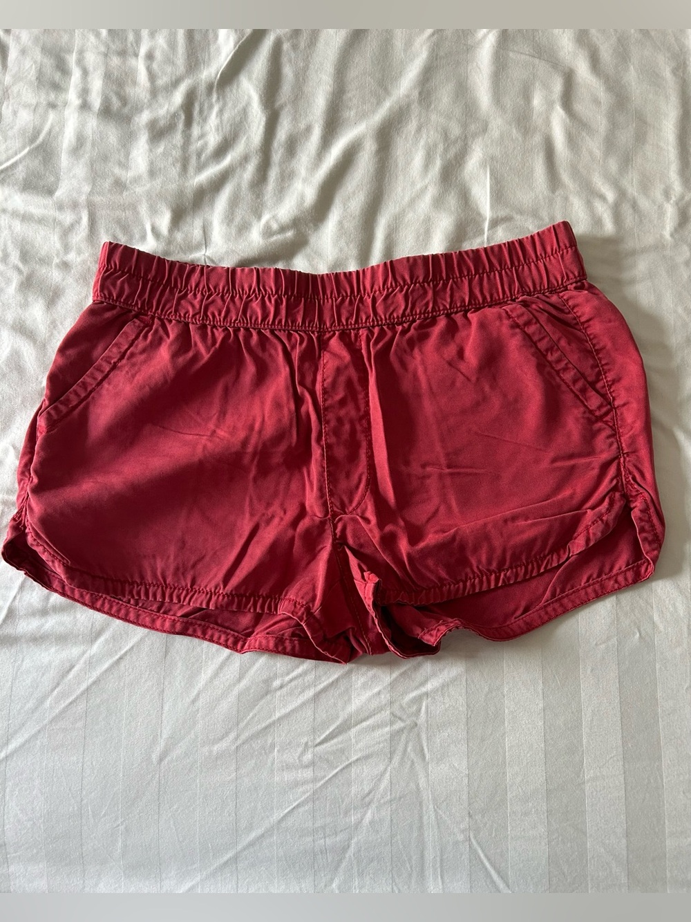 American Eagle Outfitters Red pull on Shorts with Elastic Waist band